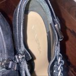 via spiga  Women’s Black Leather Peep Toe Booties Size 5.5 Photo 5