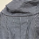 Brunello Cucinelli EUC  Blouse size XS stripped Tie neck women’s Photo 6