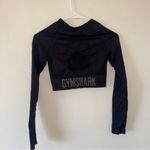 Gymshark NWOT  Black Flex Cropped Longsleeve Small Photo 3