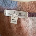 Nine Britton Women’s  longsleeve fleece shirt sweatshirt top tie dyed medium Photo 3