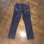 American Eagle  size 2 artist cropped dark wash jeans Photo 2
