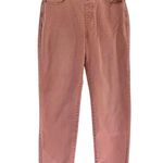 Soft Surroundings Ultimate Straight Leg Full Length Pull On Jeans Pink Medium Photo 0