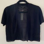 Tiana B . Cropped cardigan NWT size medium black Photo 0