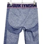Gymshark Flex Leggings Purple Navy Marl Cropped Seamless Women’s Size Small Photo 4
