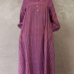 11.11 Eleven Eleven Mangala Striped Dress Pinkwood Purple Sz S Pink Photo 0