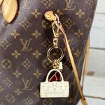 Burberry White & Burgundy Purse & Shoe Bag Charm/Keychain Photo 1