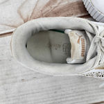 Puma  Carina 2.0 Laser Cut Flowers Sneakers White Gold Logos Athletic Feminine 7 Photo 8