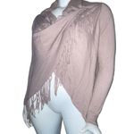Lovestitch Overlap Long Sleeve Fringe Cardigan Photo 6