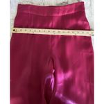 House of Harlow 1960 Hot Pink Satin Pull Up Wide Leg Pants Elastic Waist Sz S Photo 6