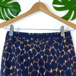 Boden USA Boden Martha Ikat Animal Print Pencil Skirt in Navy Photo 5