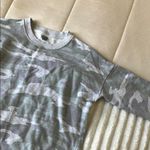 Aerie Gray Crewneck Sweater with Camouflage Pattern Photo 5