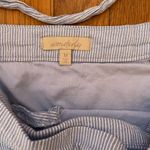 Wonderly  Blue Stripe Wrap Ruffle Skirt - Size Medium Photo 6