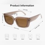 Sojos NEW  Trendy Rectangular Sunglasses Retro Small Shades Sunnies Photo 2