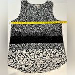 Banana Republic Sleeveless Black White Abstract Pullover Size M Pre- Owned Photo 1