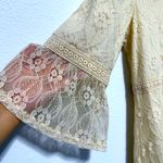 Tea N Rose  Cream Floral Lace Dress Photo 3