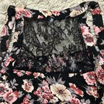 Xhilaration  Black Floral Lace Dress Size L Photo 8