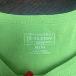 Pendleton  Lime Green Short Sleeve Women's Tee Photo 3
