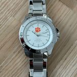 Jack Mason Clemson University Luxury Watch Stainless Bracelet Silver Dial Photo 4