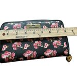 Juicy Couture  Women's‎ Black Floral Leather Wristlet Wallet Photo 5