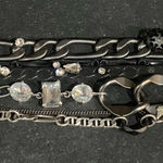 Juicy Couture  Pam Gela Multi Chain Wide Charm Bracelet Silver New Photo 0