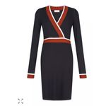 Hobbs London  Helena Crossover Dress US 12 Photo 4