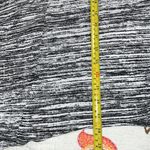 NY&C women’s size medium tank shark bite hem split sides black and white design Photo 5