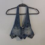 Edikted  Light Blue Denim Top Photo 1