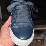 Tory Burch  NAVY BLUE MARION QUILTED LACE UP SNEAKERS SIZE  6 Photo 7