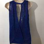 Rampage Blue/Gold Surplice Back Tank Top S Photo 2