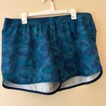World Wide Sportsman Blue Palm Leaf Swim Trunks Lined Shorts Size XL Photo 0