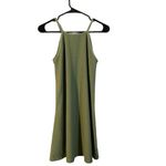 Wall Flower Olive Green Sleeveless High Neck A-Line Casual Dress Women Sz S Photo 1