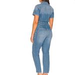 Good American  Fit For Success Denim Jumpsuit size 3 (Large) Photo 1