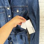 JustFab NWT  Dark Wash Mini Belted Denim Shirt Dress Photo 2