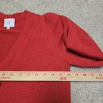G. Label By Goop The Signature Cardigan Silk Cashmere Red Sz XS Holiday Luxury Photo 8