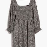 Madewell Lucie Smocked Milkmaid Ditsy Floral Cotton Dress XS Photo 4