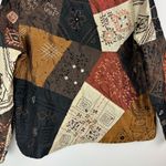 Laura Ashley Vtg Y2K Patchwork Jacket Sz Medium Mixed Media Art to Wear Photo 11