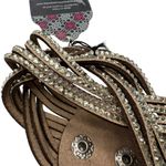 Paparazzi Rhinestone Bring on the Bling Multi-Layer Bracelet Western Boho Brown Photo 6