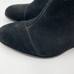Toms  Women's Loren Suede Wool Blend Ankle Boots Black Size 9 Stacked Heel Photo 4
