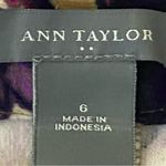 Ann Taylor  FACTORY tan/purples/pink paisley & floral corduroy skirt. Size 6. EUC Photo 7