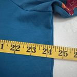 The Pioneer Woman Blouse Floral Sleeves Pullover Teal Blue Cottage Chiffon 3X Green Photo 6