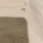 Madewell Button Fly Cream/Off White Denim Shorts - Size 27 Photo 6