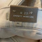 Madewell NWT Cream The Emmett Wide-Leg Full Length Jean: Patch Pocket Edition 23 Photo 6