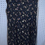 Banana Republic  Floral Rayon Button Front Sleeveless Midi Dress Size M Photo 0