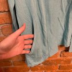 Chico's  Wool Blend Open Front Long Sleeve Cardigan Sweater Light Blue‎ Size L/12 Photo 1