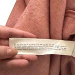 ZARA Wool Long Overcoat Side Zippers Pink X-Small Photo 5