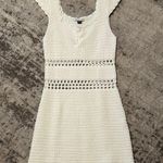 American Eagle Outfitters Crochet White Mini Dress Photo 5