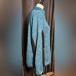 Marc New York *3for$30* Zip Up Jacket, teal heather and black, zip pockets, XL Photo 1