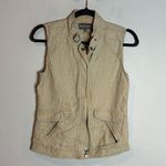 Michael Stars  khaki linen cargo vest Photo 0