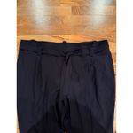 Calvin Klein  Women's Plus Size 24W Black Tie Waist Cropped Dress Pants NWOT work Photo 1