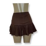 Zuliana Size S/M Brown Ruffle Side Tie Sarong Made in USA. New With Tags Photo 3